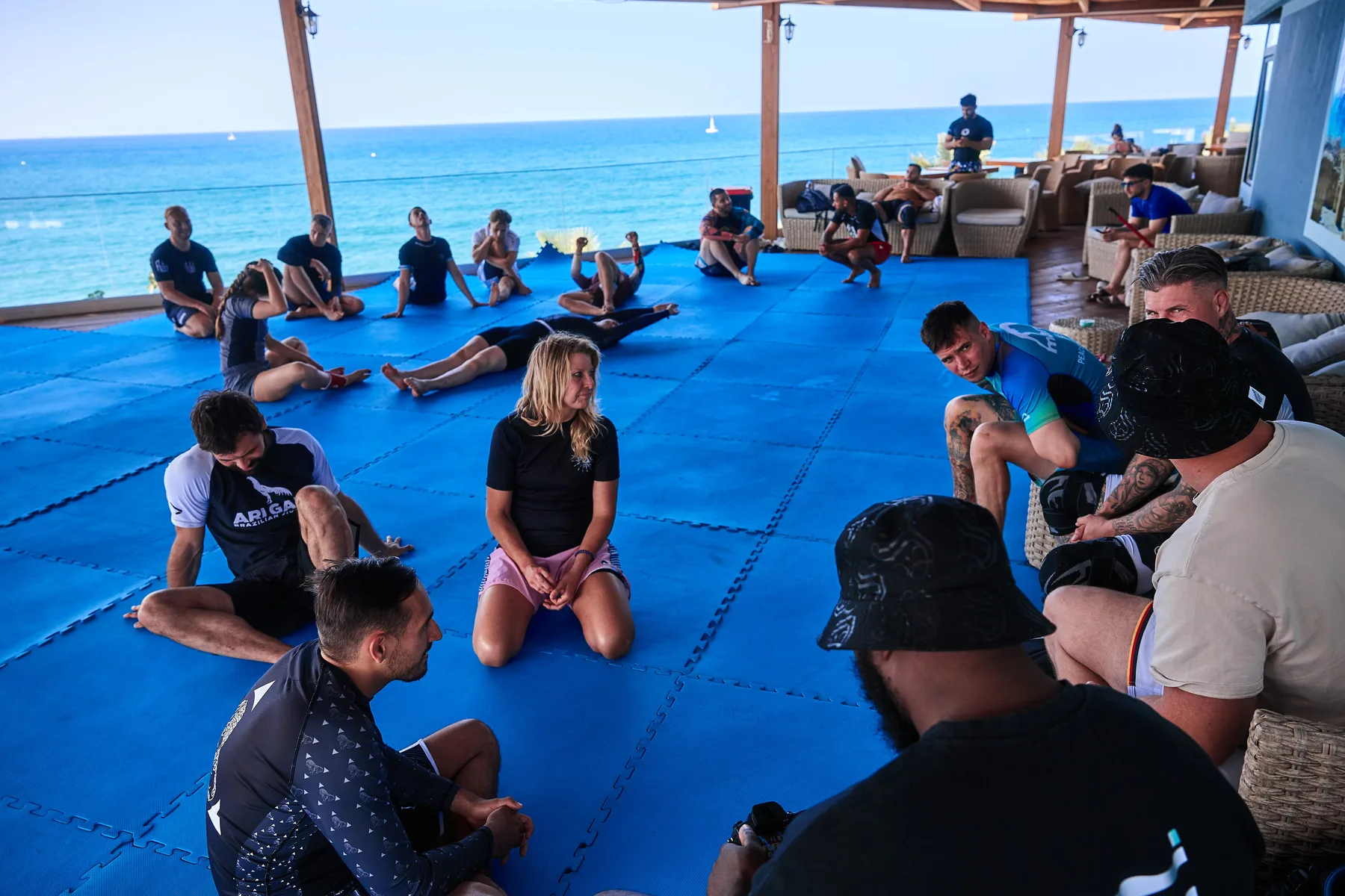 BJJ camp training exchange