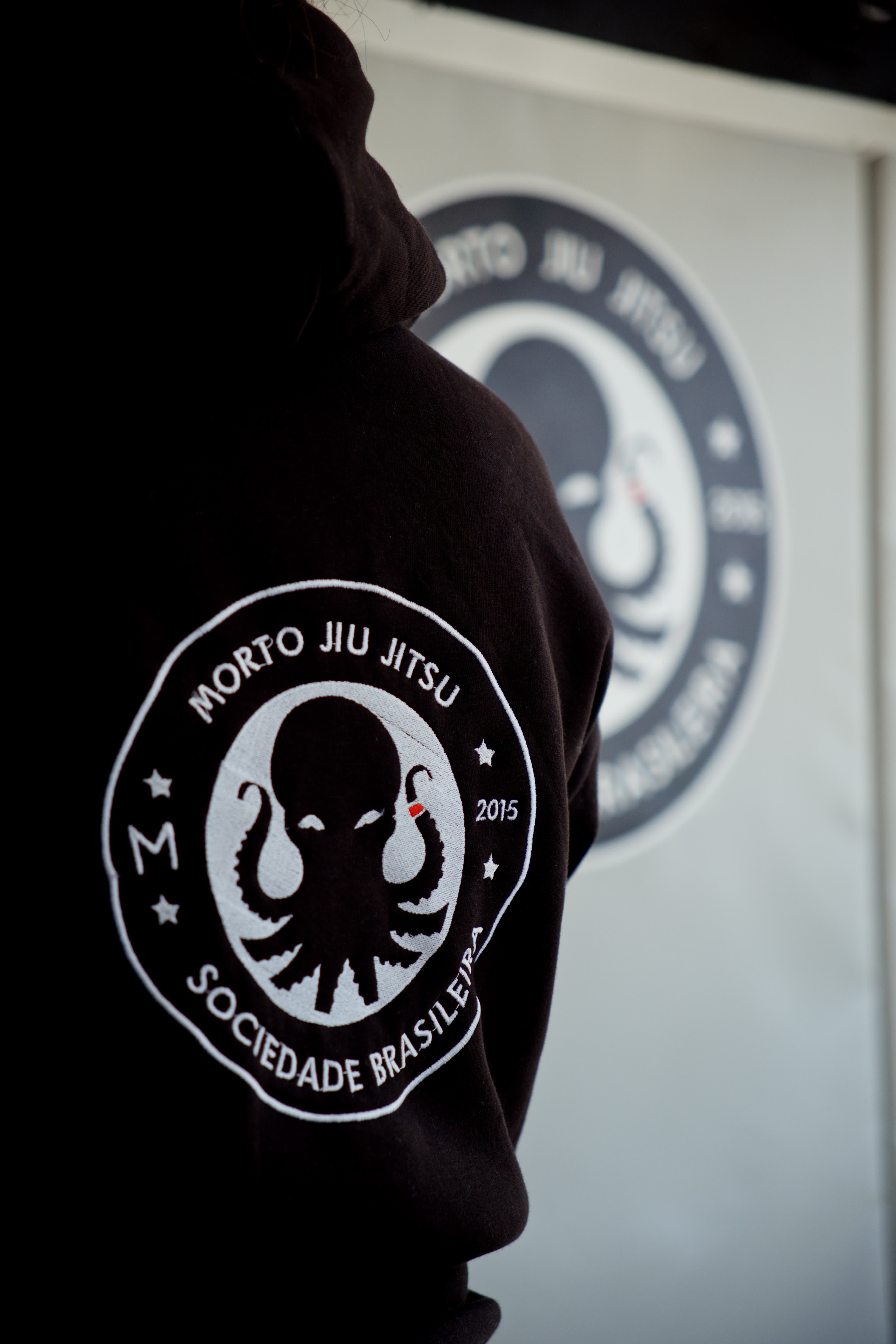 Morto BJJ Hoodie — Black — back
