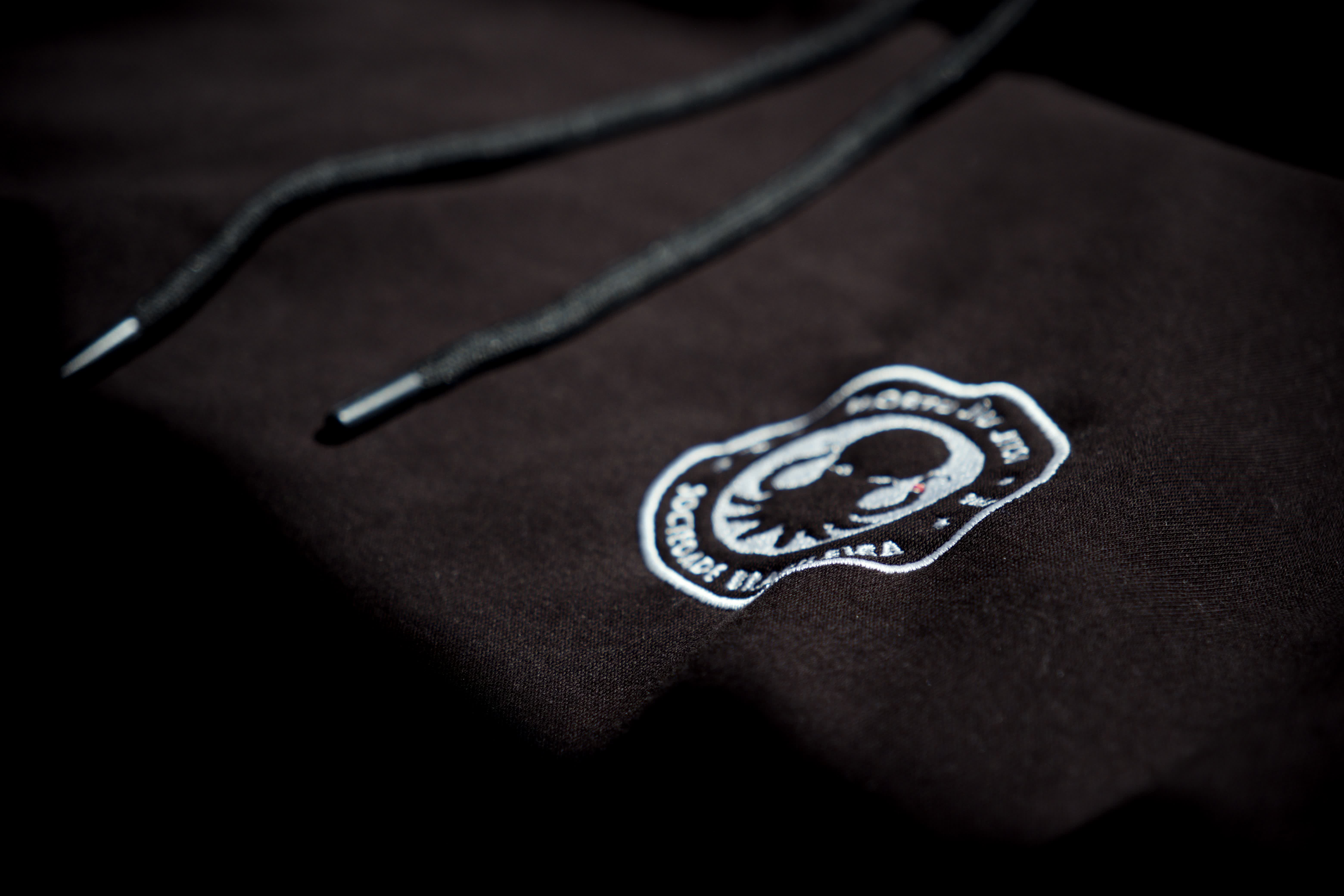 Morto BJJ Hoodie — Black — detail