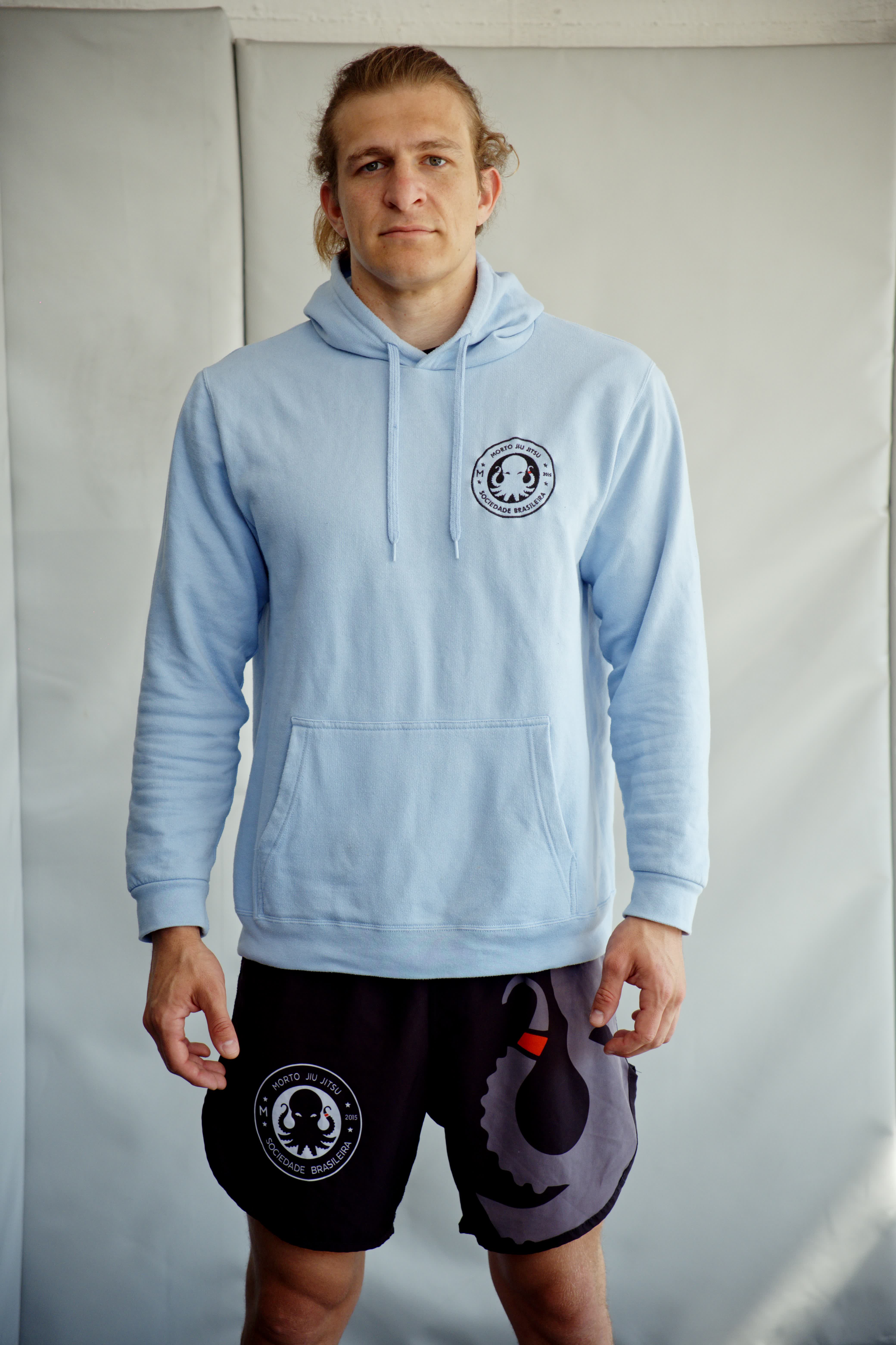 Morto BJJ Hoodie — Blue — front