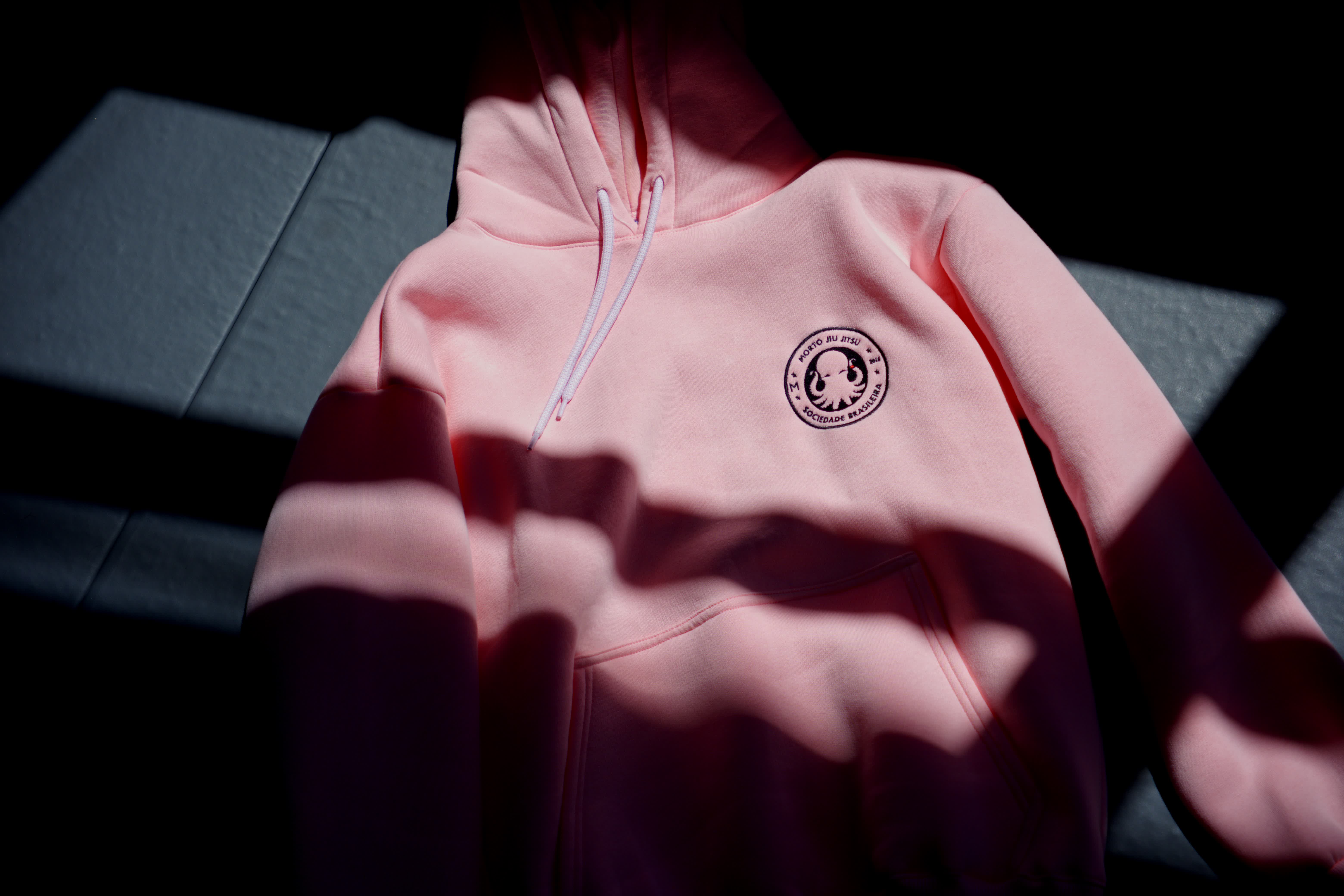 Morto BJJ Hoodie — Pink — detail