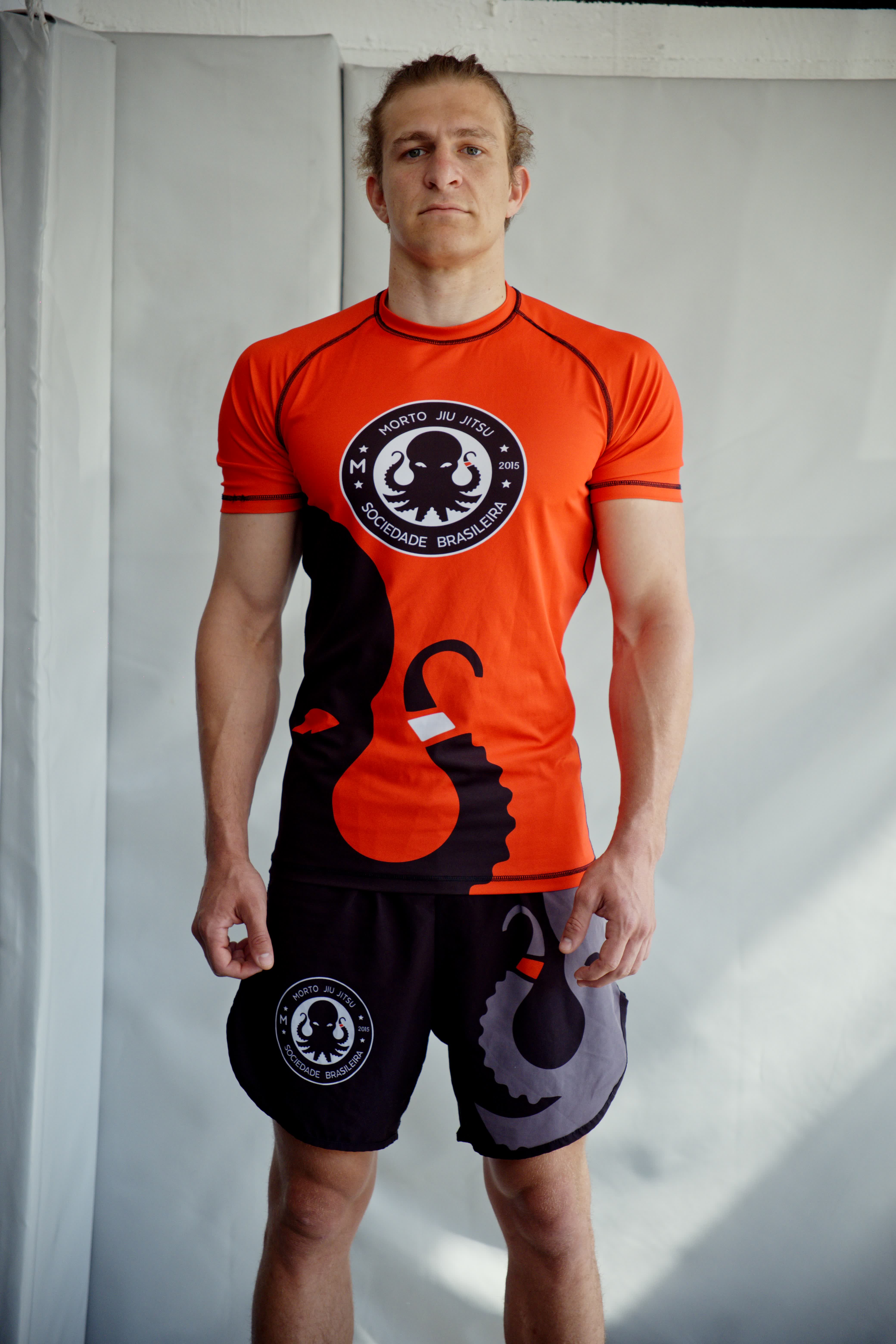 Morto BJJ Rashguard — Red — front