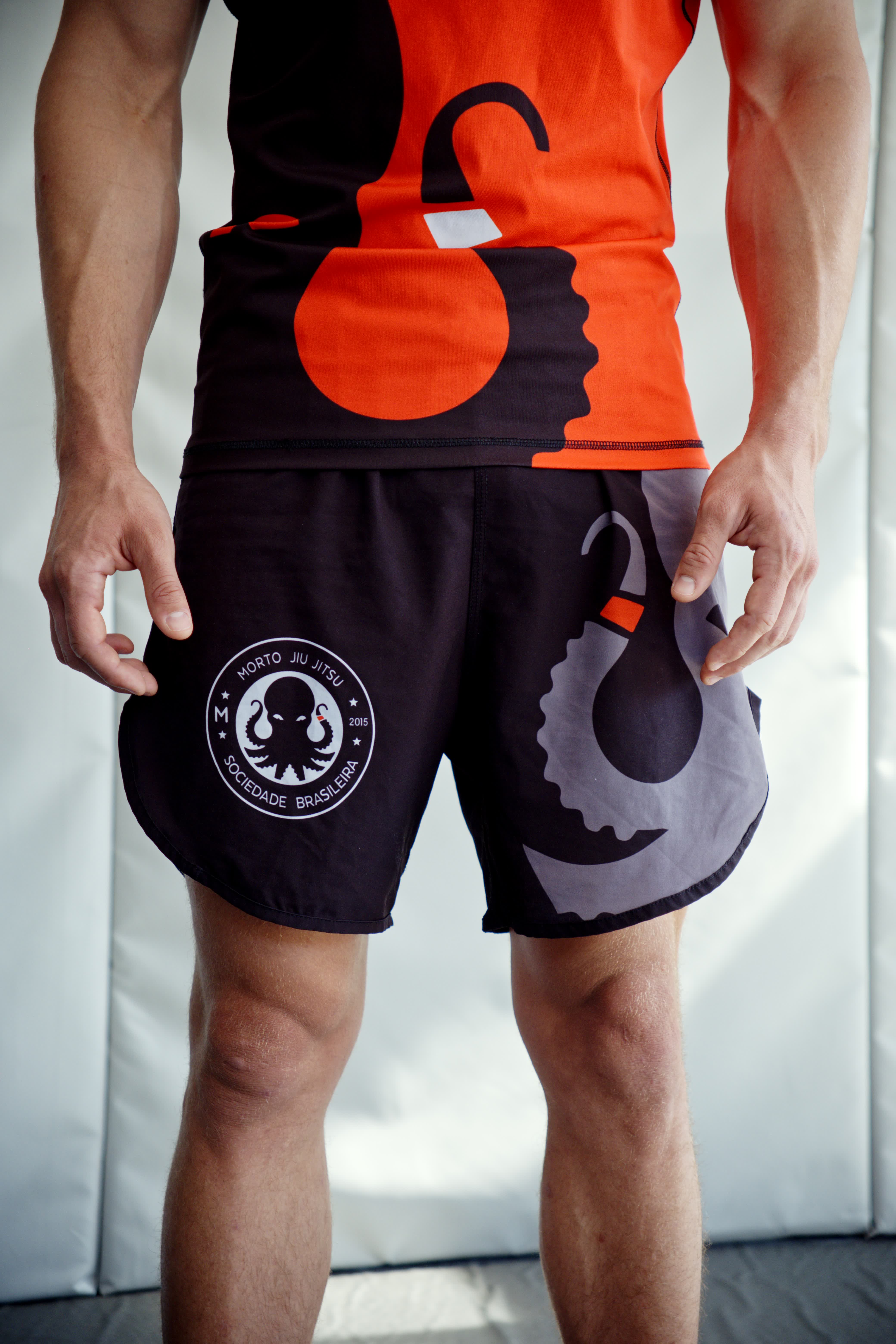 Morto BJJ Shorts — Black — front