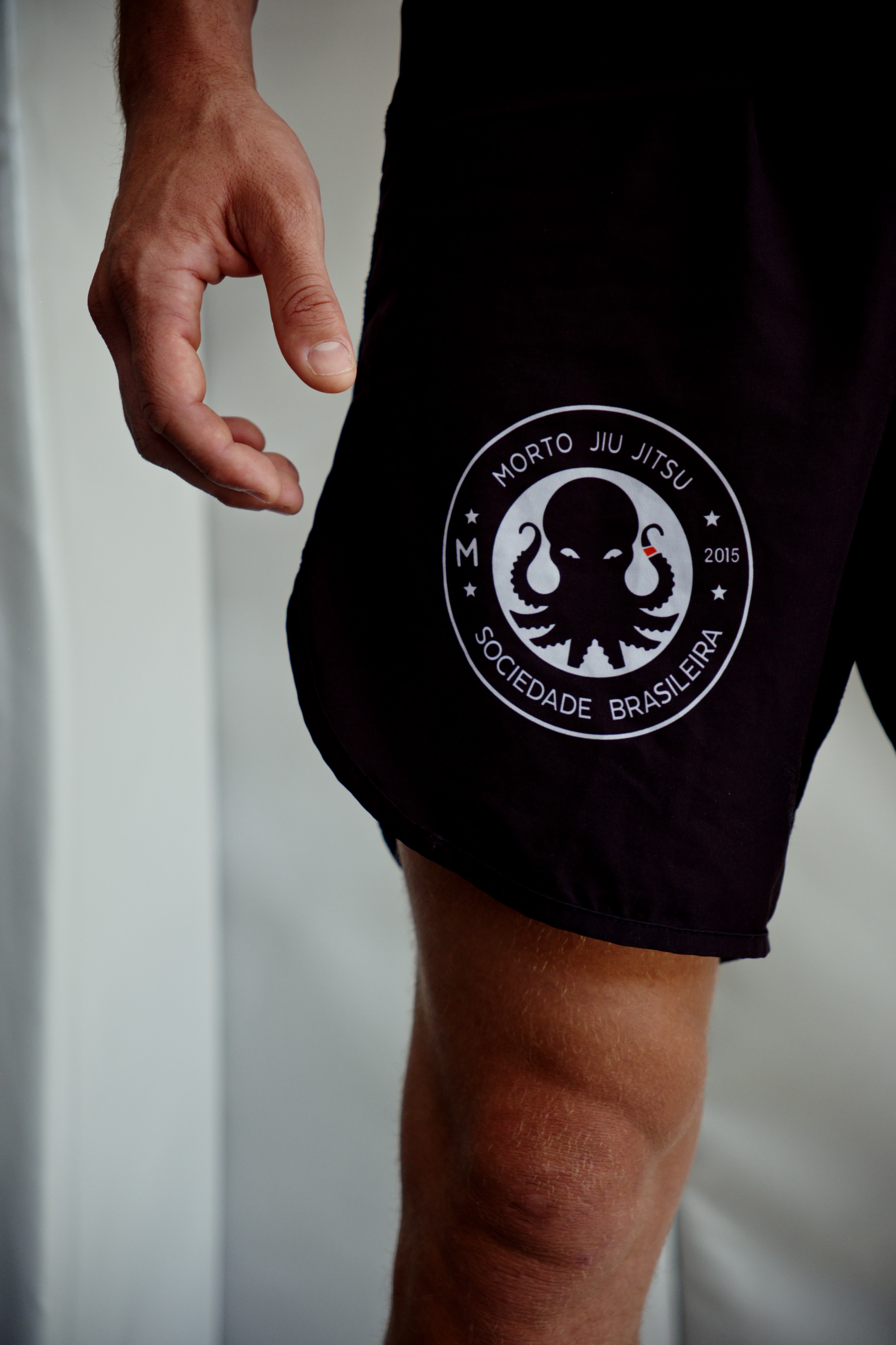 Morto BJJ Shorts — Black — detail